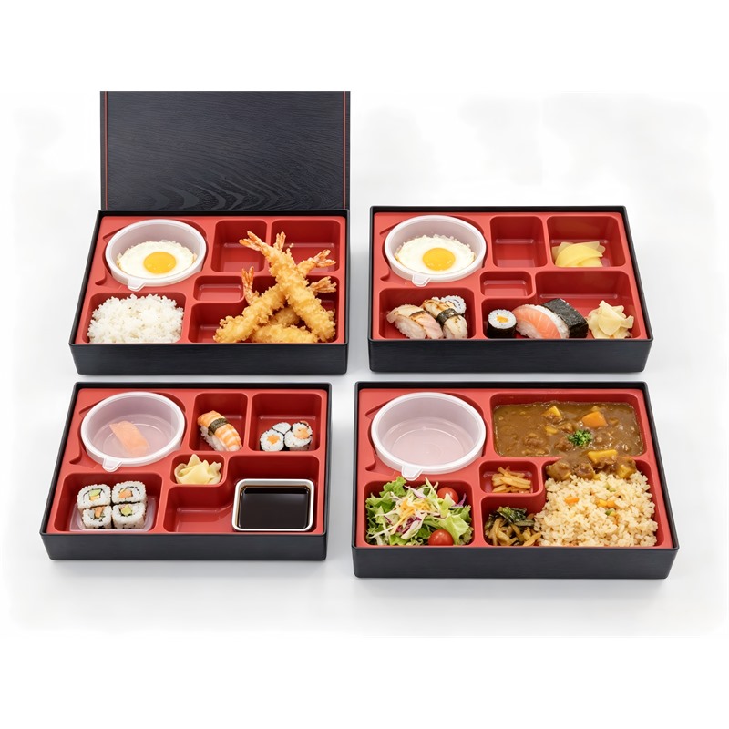 Food Grade Plastic Compartment Lunch Box