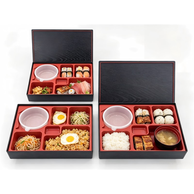 Food Grade Plastic Compartment Lunch Box