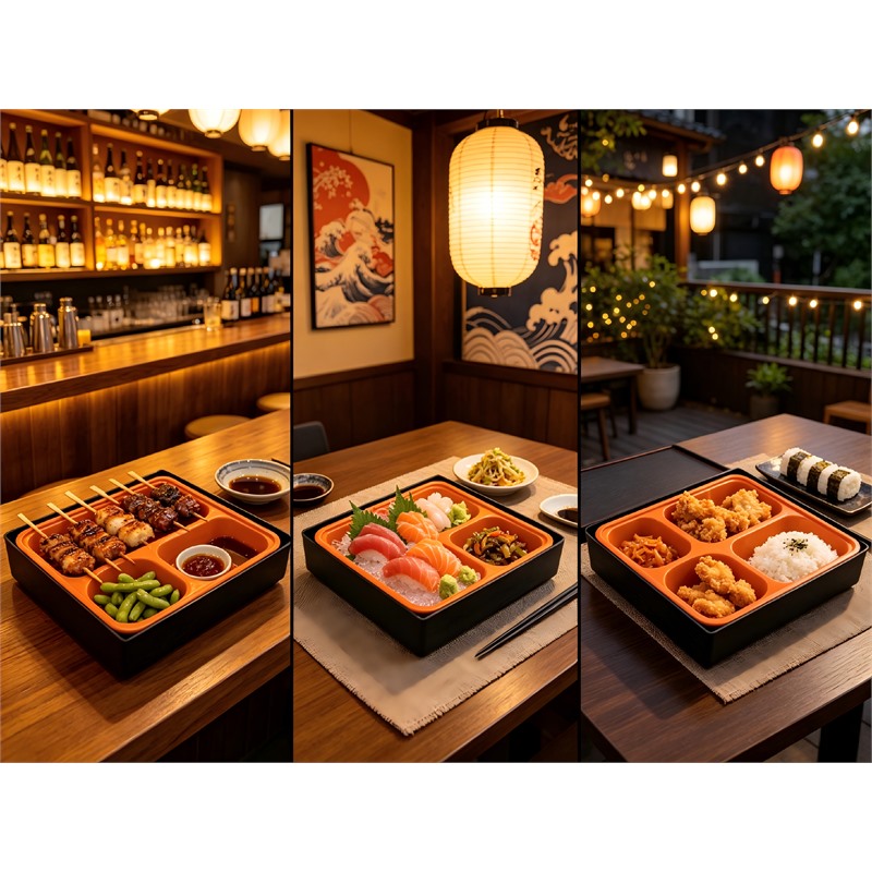 Japanese Style Restaurant Bento Box