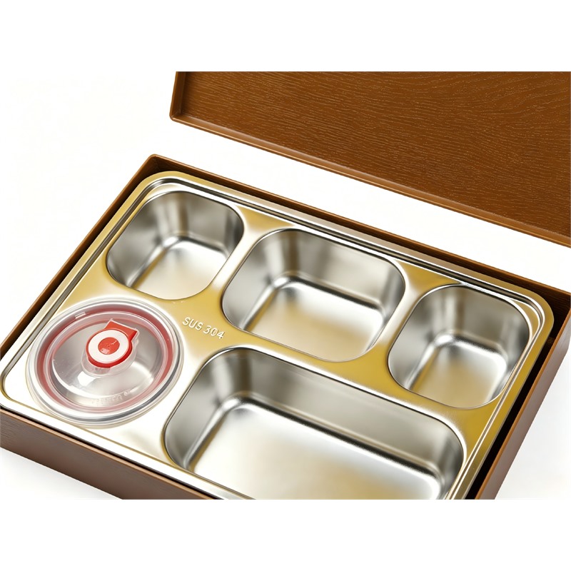Multi-Section Food Serving Box