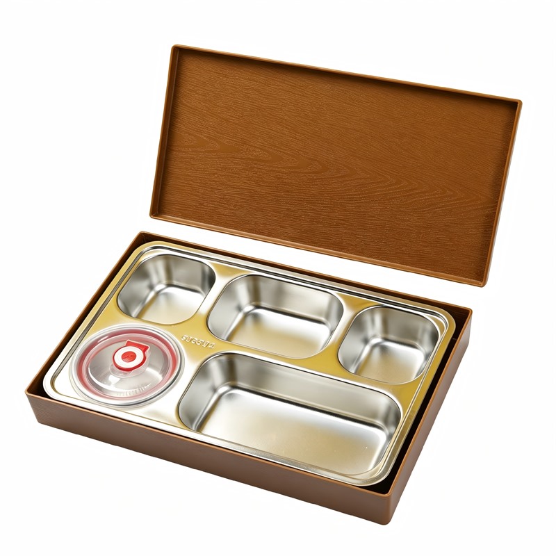 Multi-Section Food Serving Box