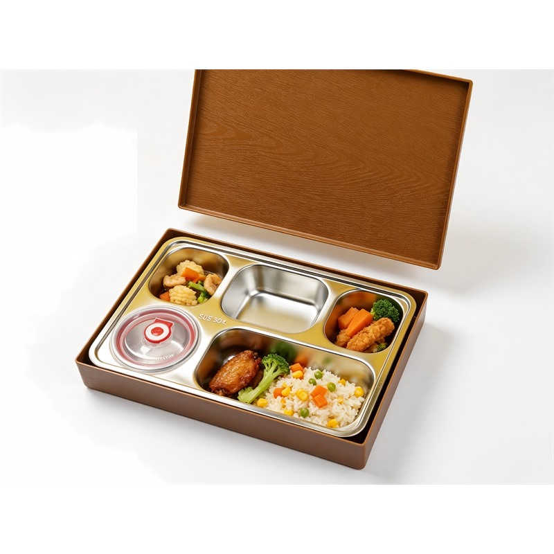 Multi-Section Food Serving Box