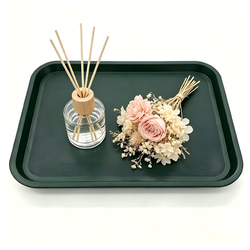 Food Safe Plastic Reusable Tray For Cold Meals
