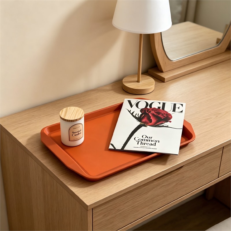 Lightweight Plastic Fast Food Tray For Tray Return
