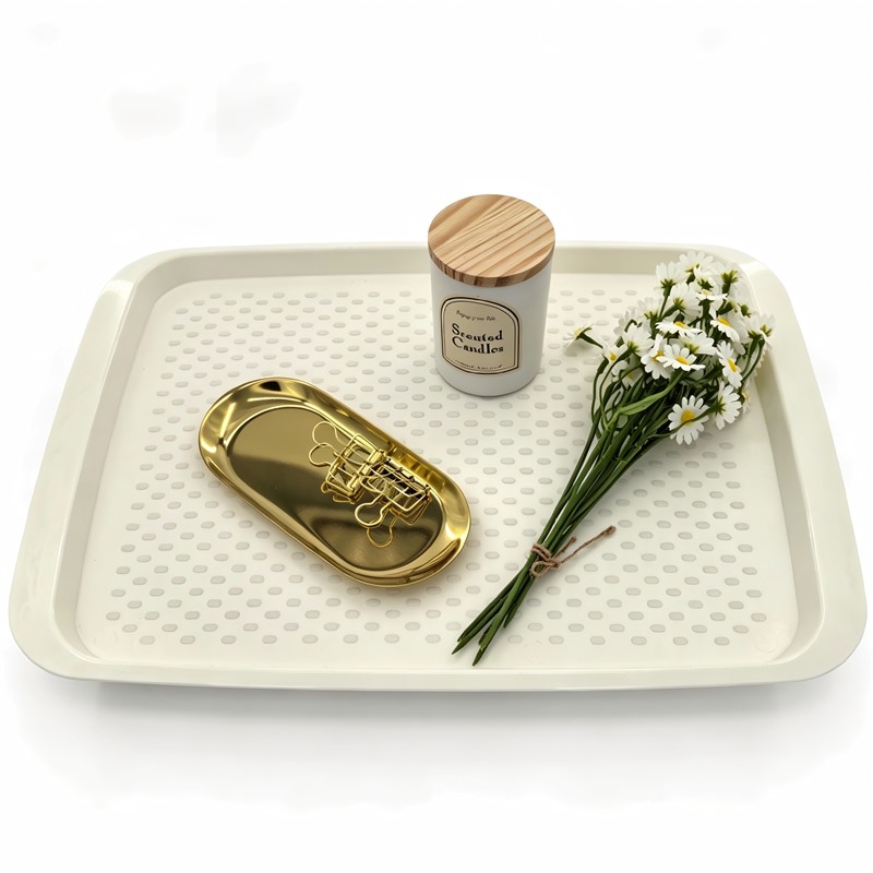 Durable Plastic Reusable Tray For Hospital Dining