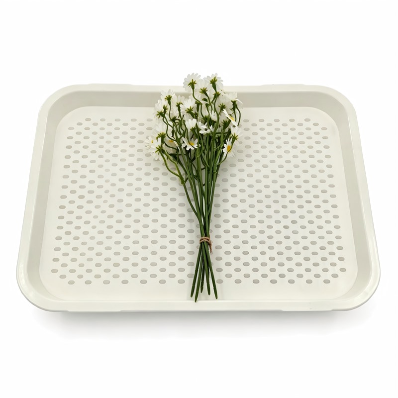 Durable Plastic Meal Prep Kitchen Breakfast Tray