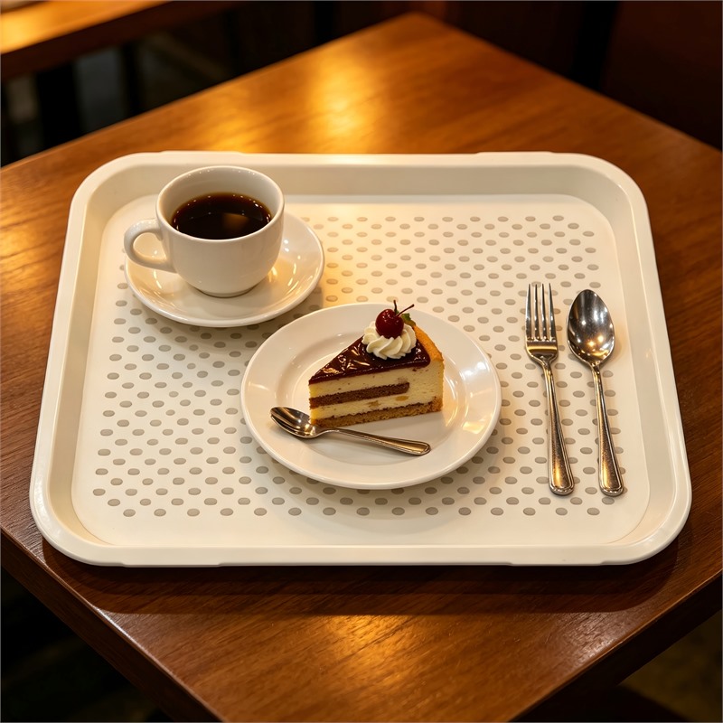 Durable Plastic Cloud Kitchen Dessert Tray