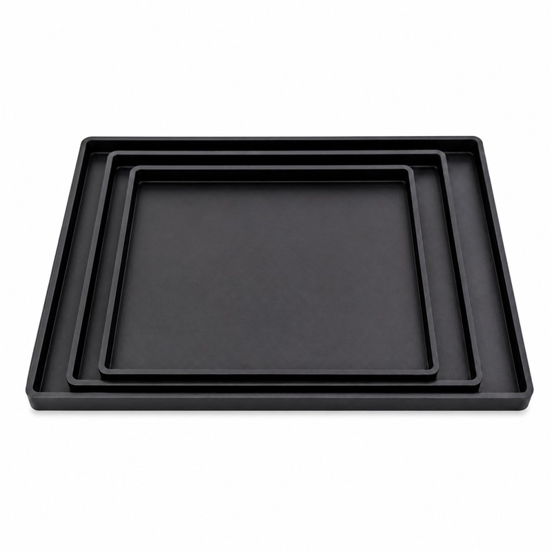 Food Safe Plastic Sectioned Tray For Dessert Service