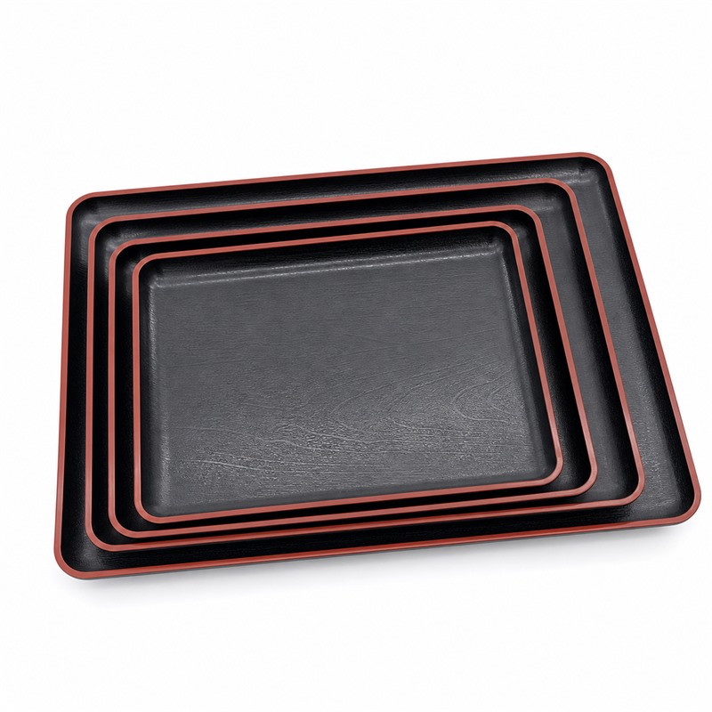 Food Safe Plastic Outdoor Picnic Dining Tray