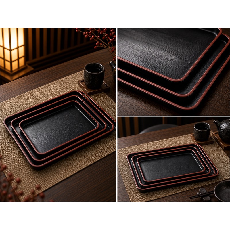Food Safe Plastic Campus Dining Plate Tray