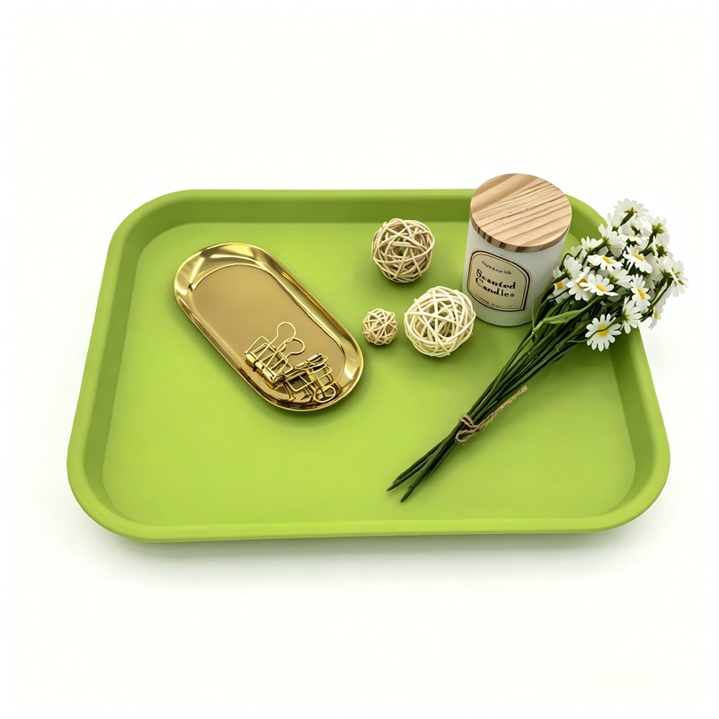 Food Grade Plastic Lightweight Tray For Snack Service