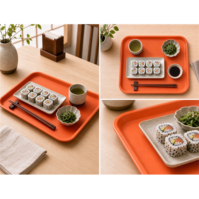 Food Grade Plastic Outdoor Picnic Dish Tray