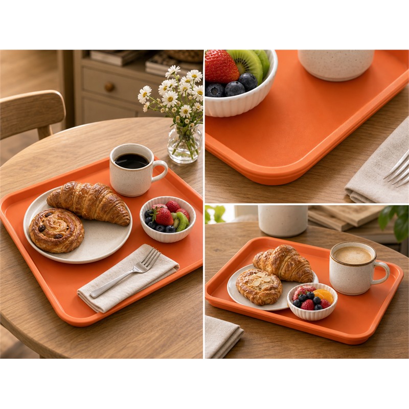 Food Grade Plastic Campus Dining Bento Tray