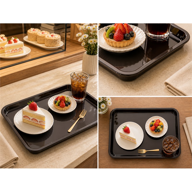 Food Grade Plastic Restaurant Serving Lunch Tray