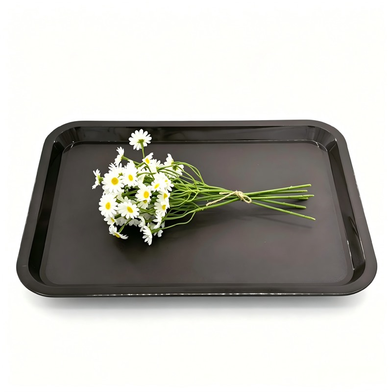 Colored PP Anti Spill Tray For Prepared Meals