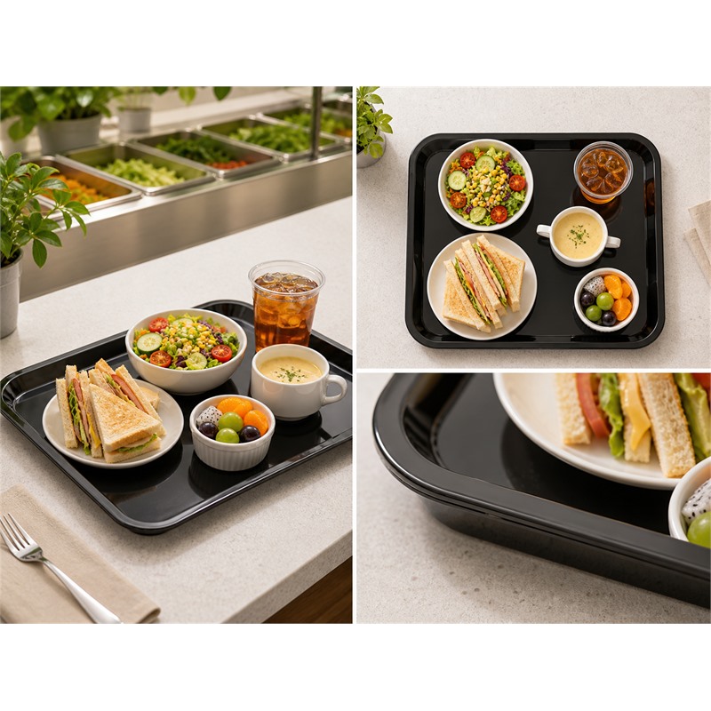 Food Grade Plastic Food Court Food Tray