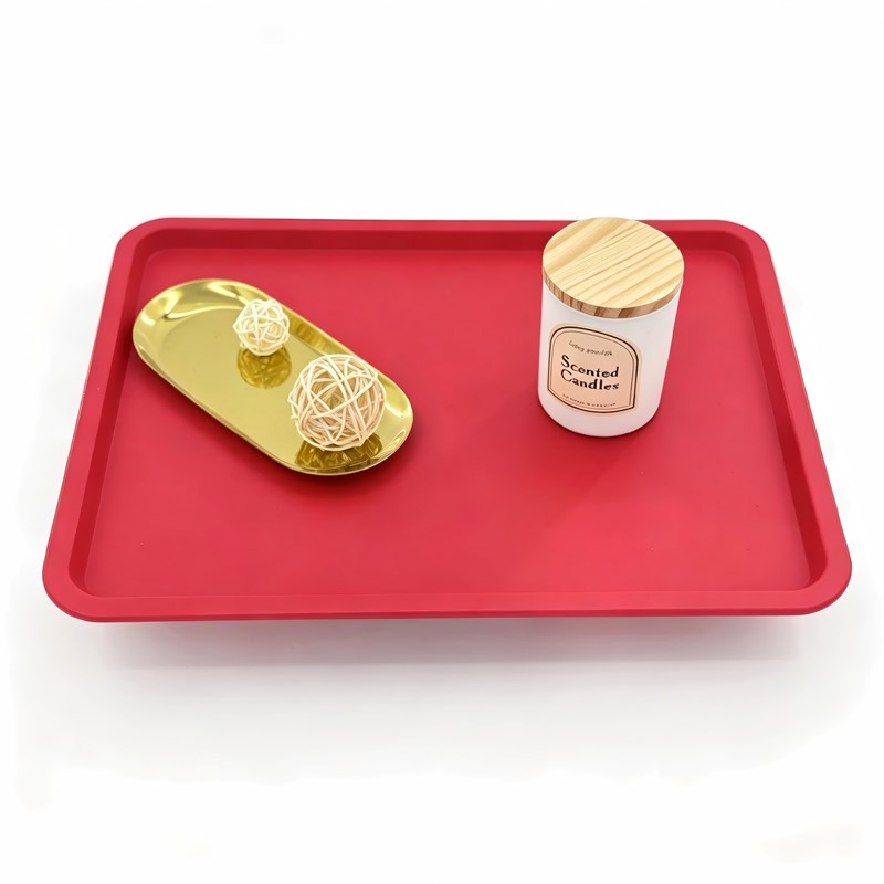 Colored PP Dinner Tray For Employee Meals