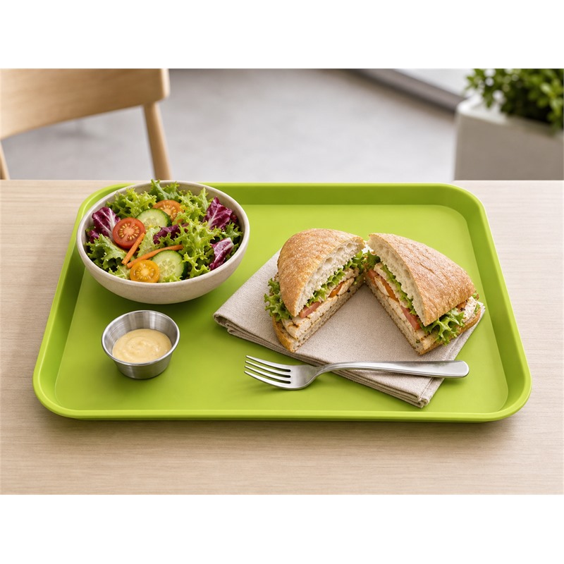 Colored PP Central Kitchen Serving Tray