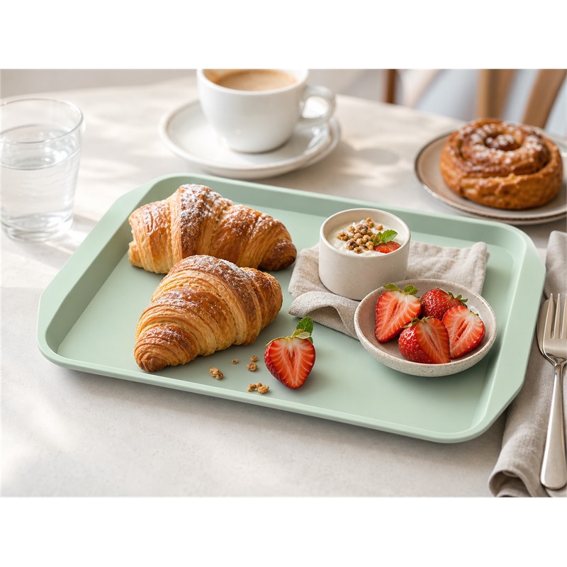Heat Resistant PP Durable Tray For Bakery Display