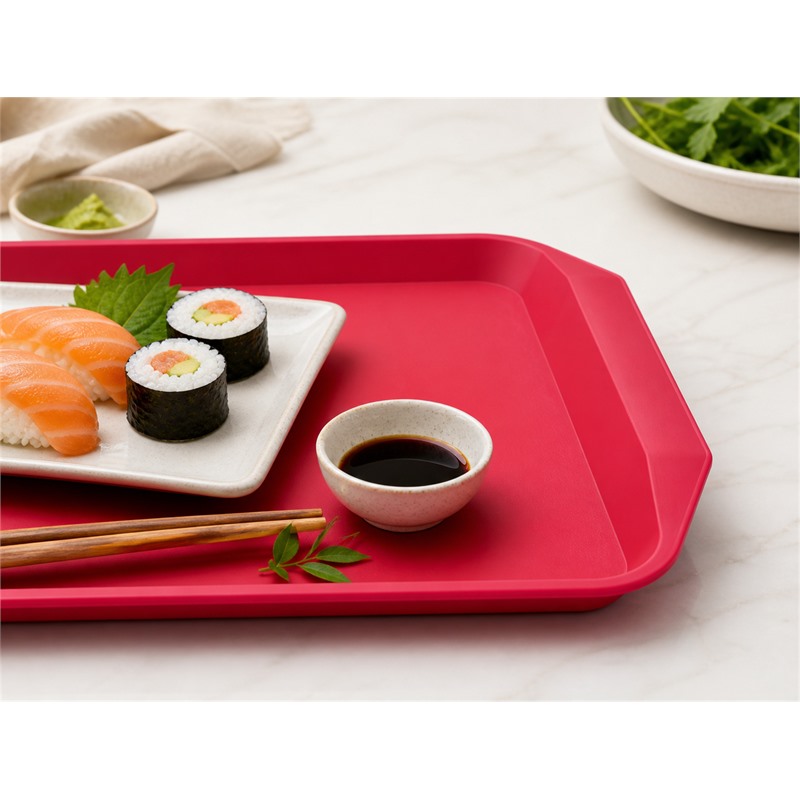 Heat Resistant PP Divided Tray For Bakery Display