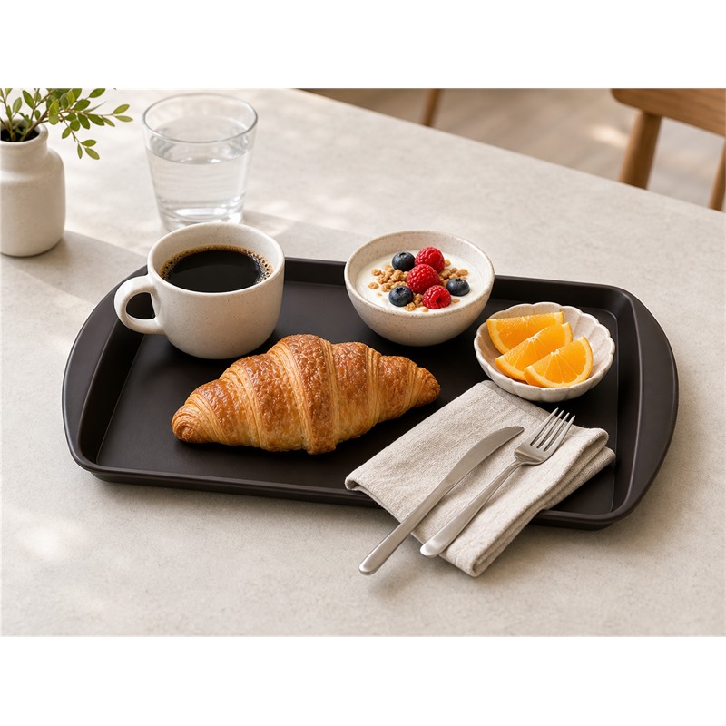 Heat Resistant PP Family Dining Food Tray