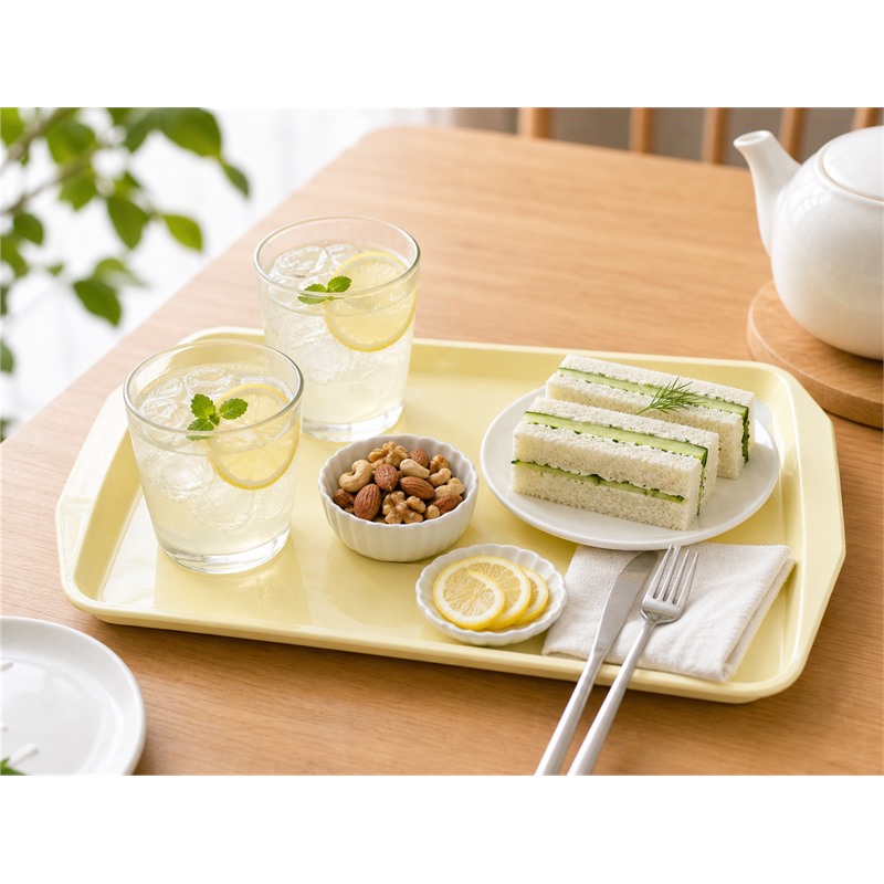 Heat Resistant PP Patient Meal Divided Tray