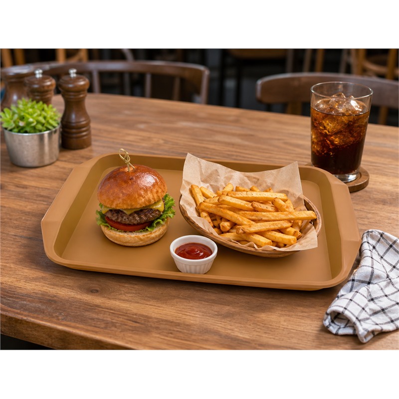 Dishwasher Safe PP Dessert Service Meal Tray