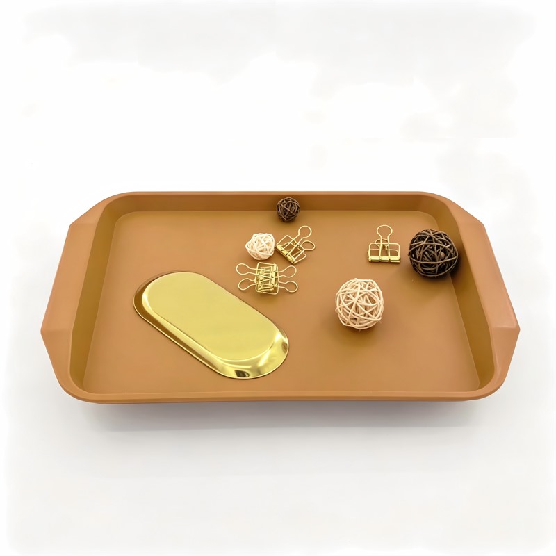 Microwave Safe PP Rectangular Tray For Lunch Service