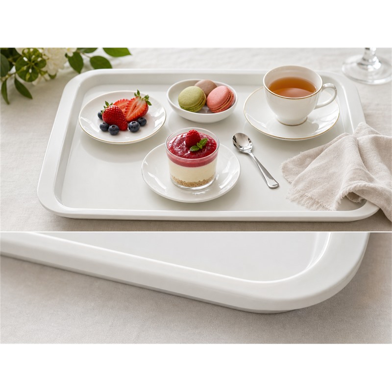 Microwave Safe PP Durable Tray For Buffet Counters