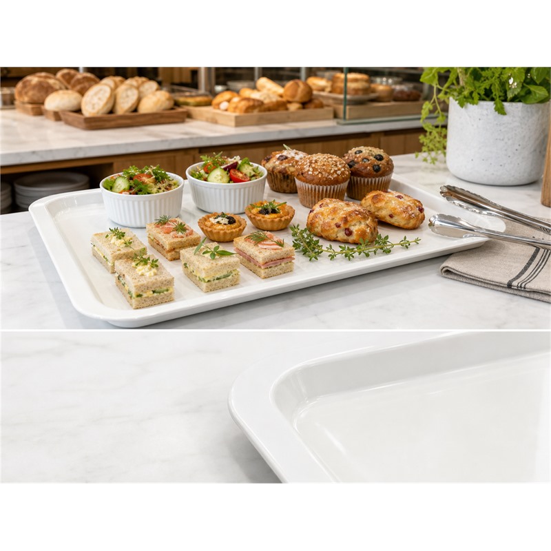 Microwave Safe PP Divided Tray For Cold Meals
