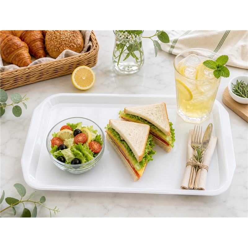 Durable Plastic Divided Tray For Kids Meals