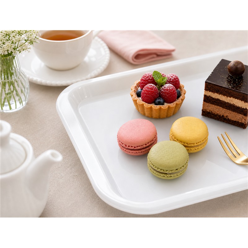 Microwave Safe PP Hot Meal Delivery Serving Tray