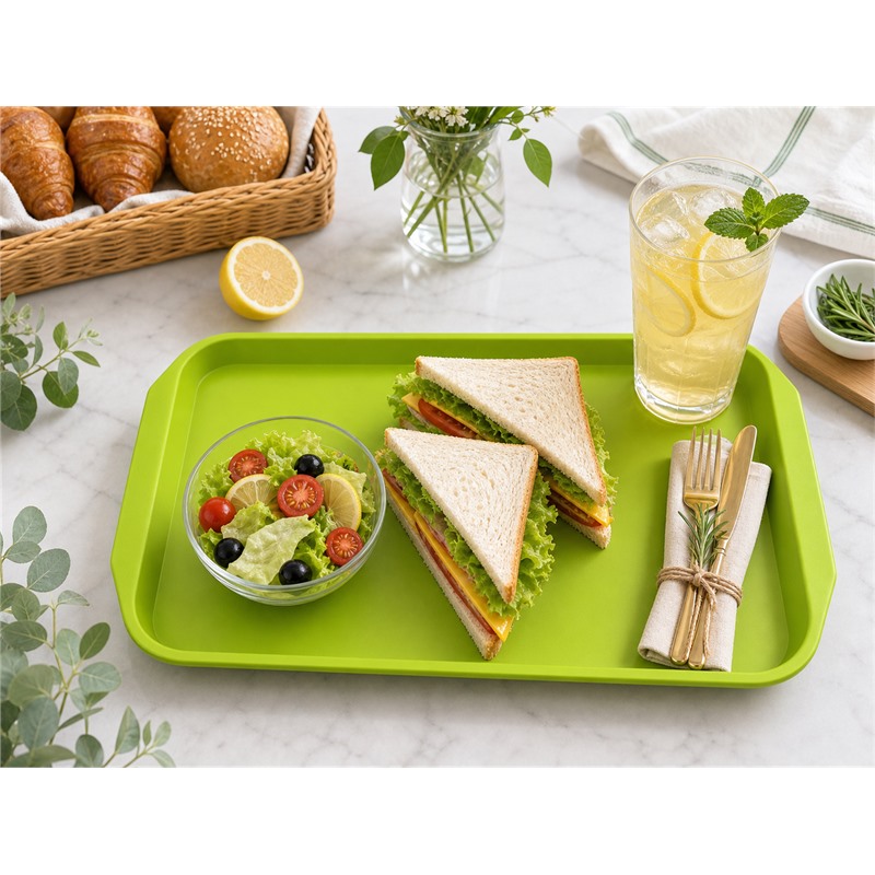 BPA Free PP Textured Tray For Reusable Dining