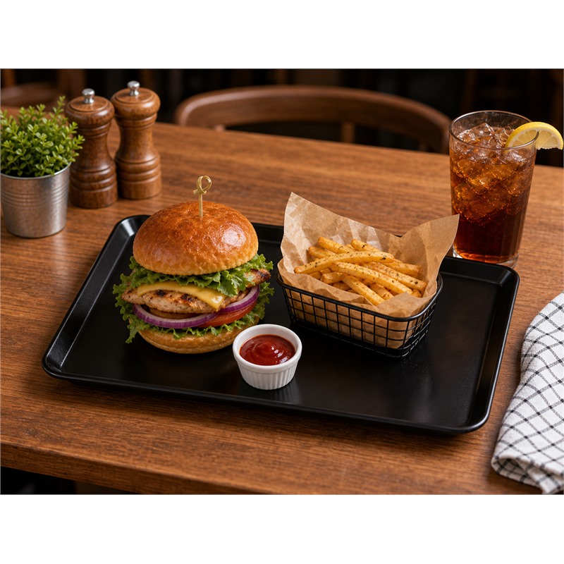 BPA Free PP Dormitory Dining Compartment Tray