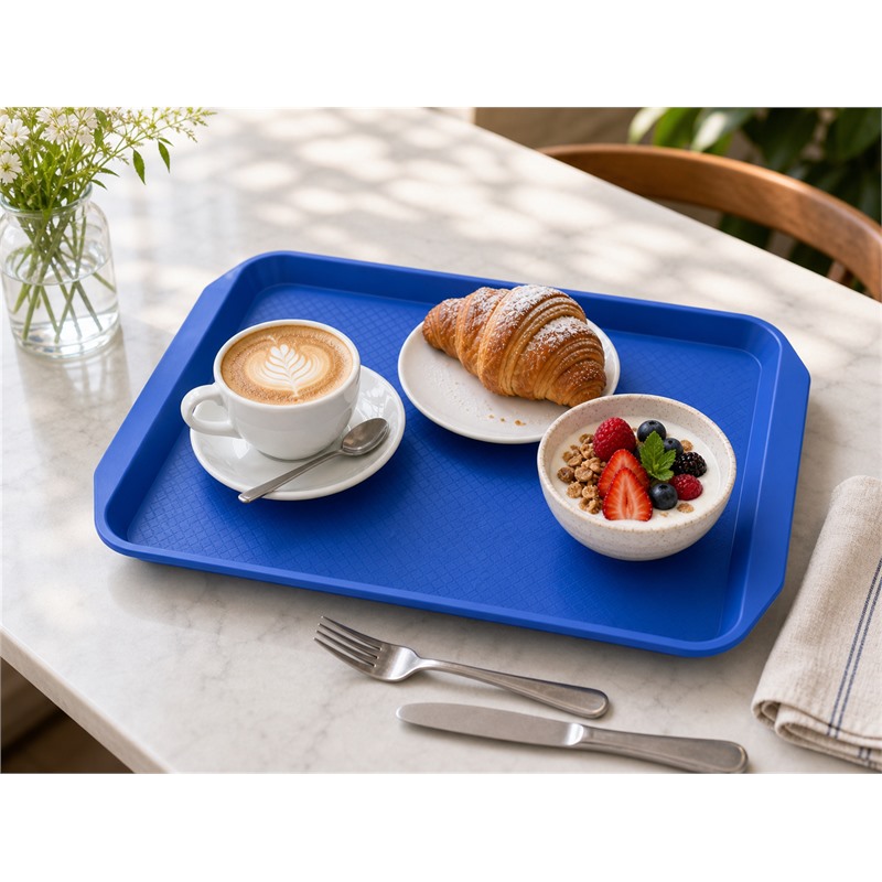BPA Free PP Dining Tray For Bakery Display