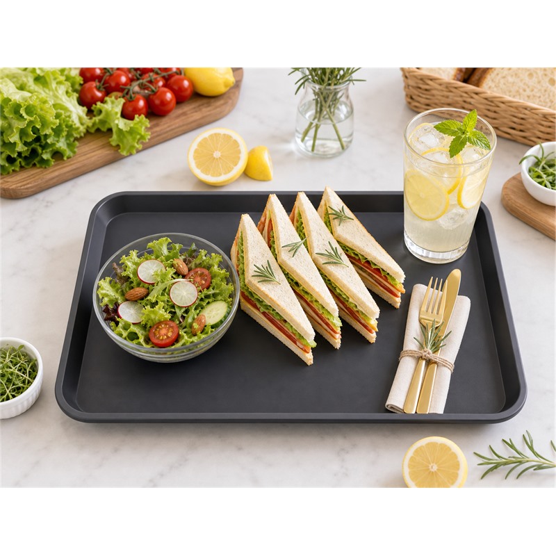 BPA Free PP Dining Tray For Bakery Display