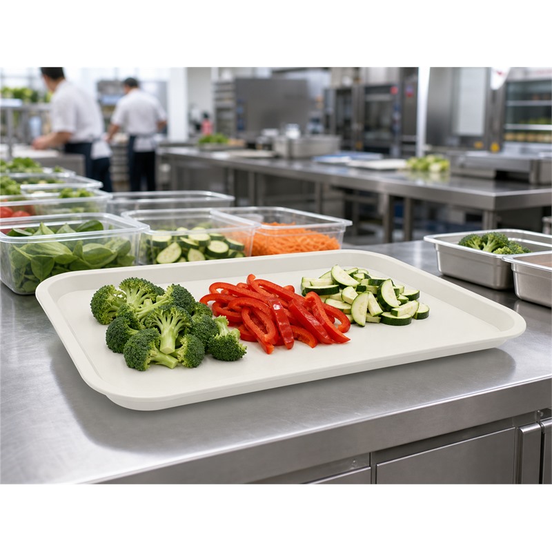 Food Safe PP Reusable Tray For Fast Meals