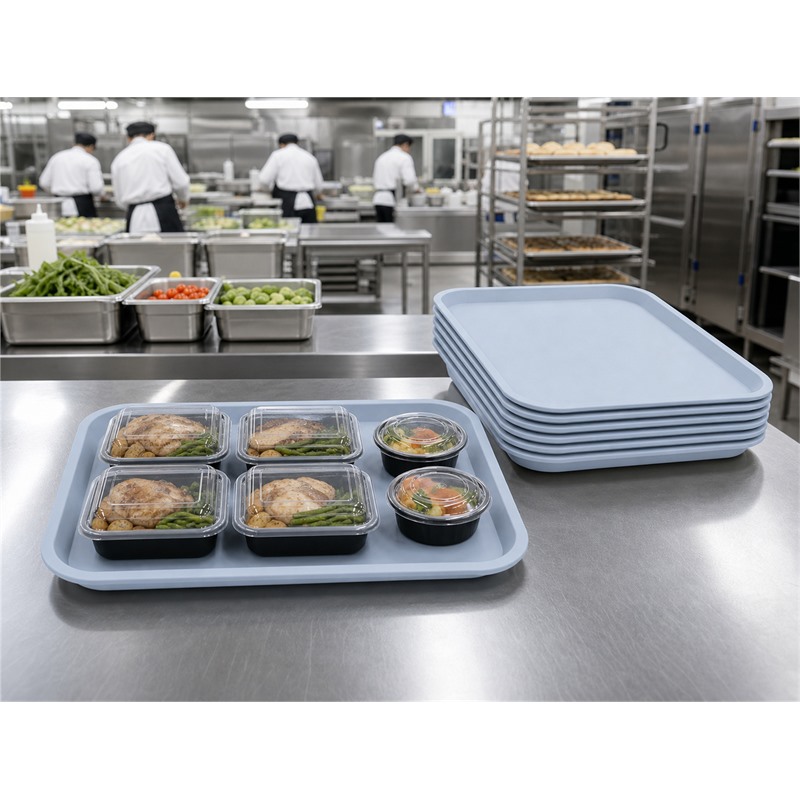 Food Safe PP Campus Dining Meal Tray