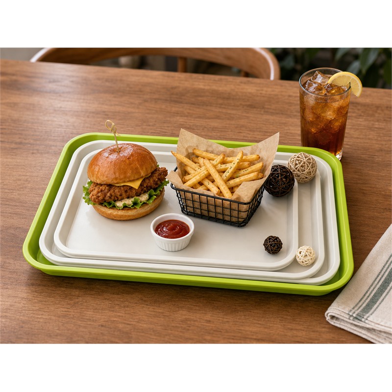 Food Grade PP Textured Tray For Hospital Dining