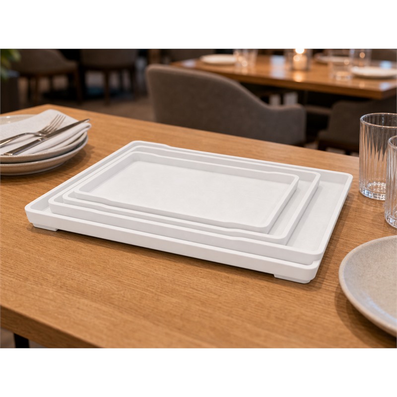 Food Grade PP Breakfast Tray For Bento Meals