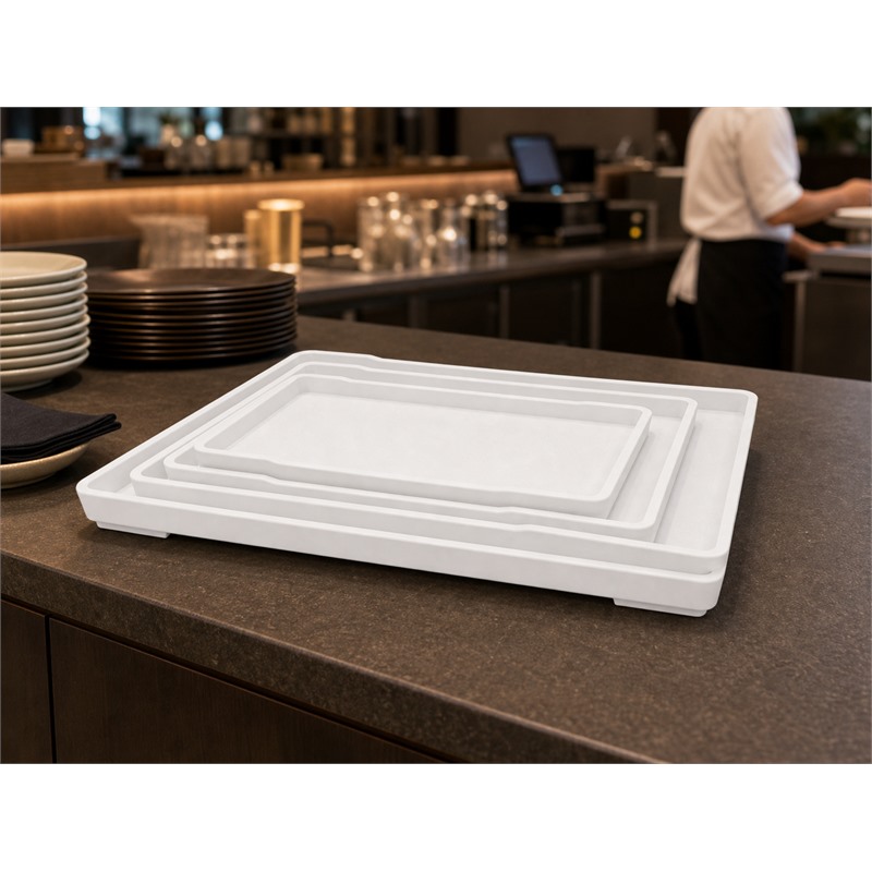 Food Grade PP Dining Tray For Kids Meals