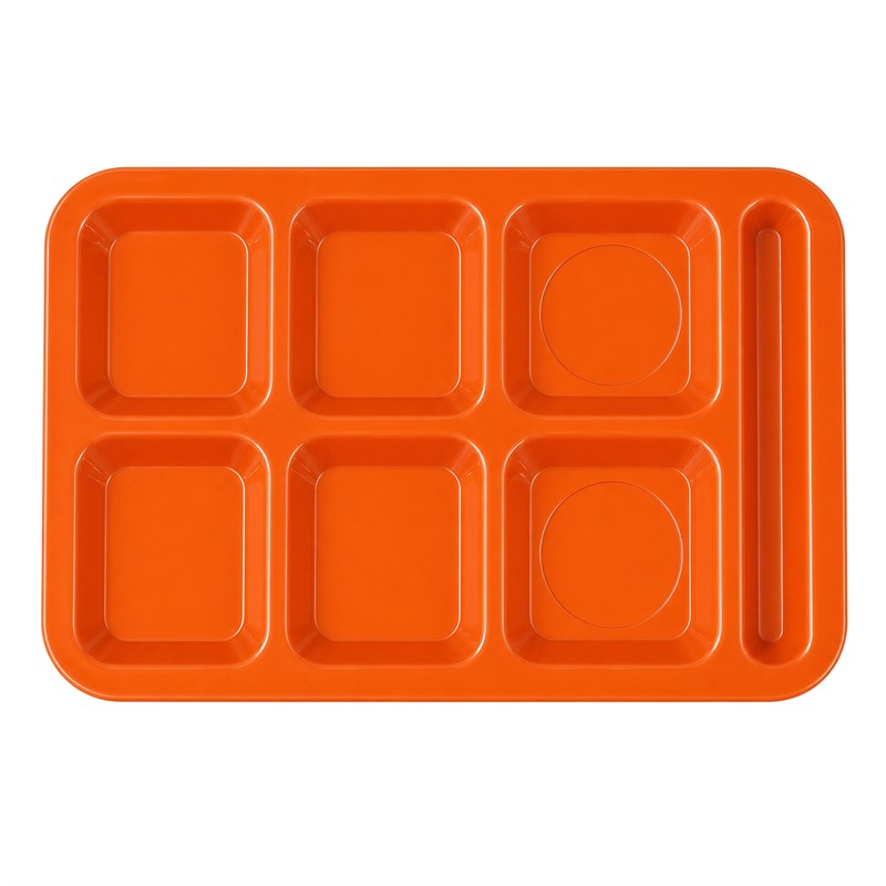 PP Divided Cafeteria Food Tray