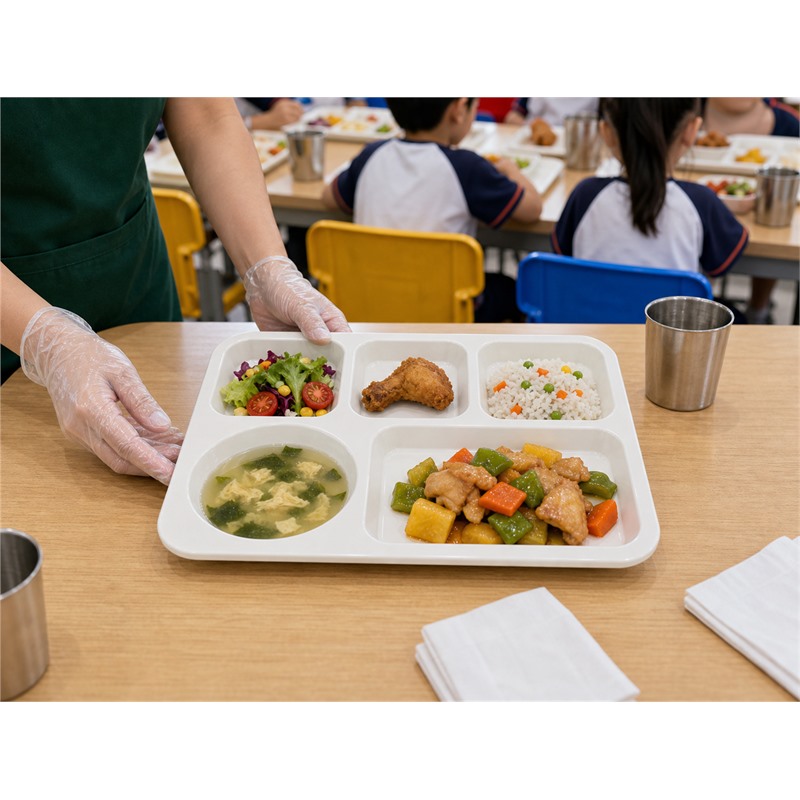 PP Reusable Washable Food Tray
