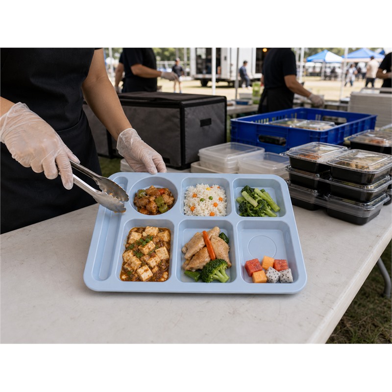 Reusable PP Custom Food Tray