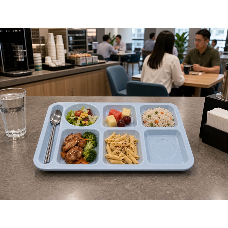 Plastic Cafeteria Tray Custom Color
