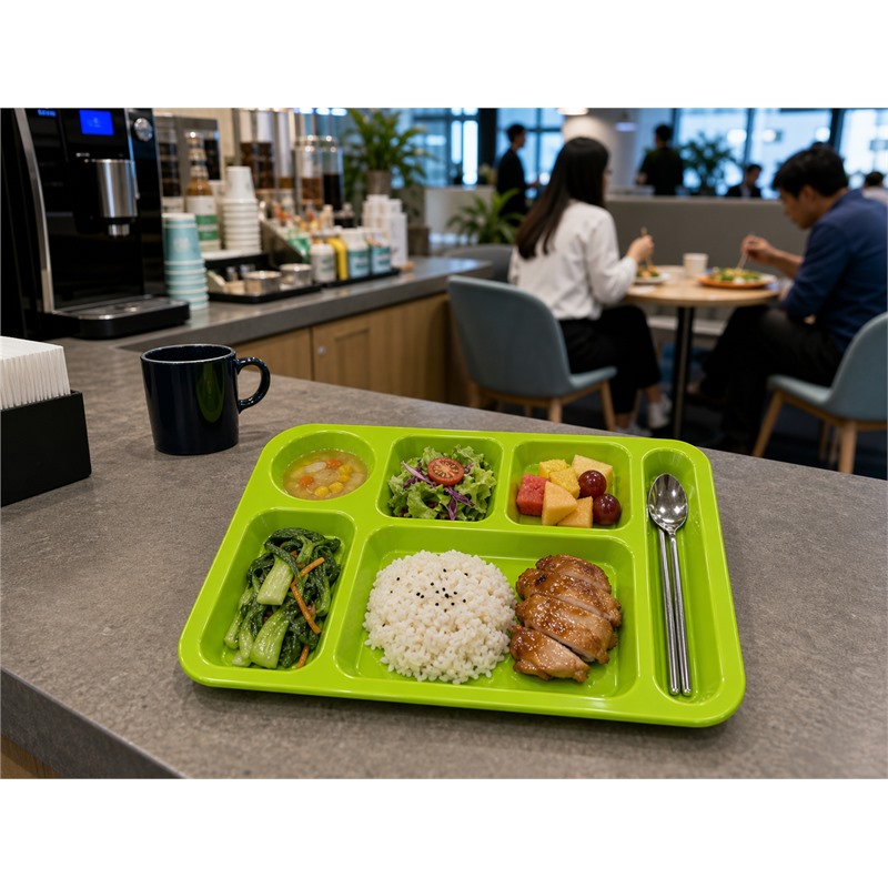 Plastic Cafeteria Tray For Storage