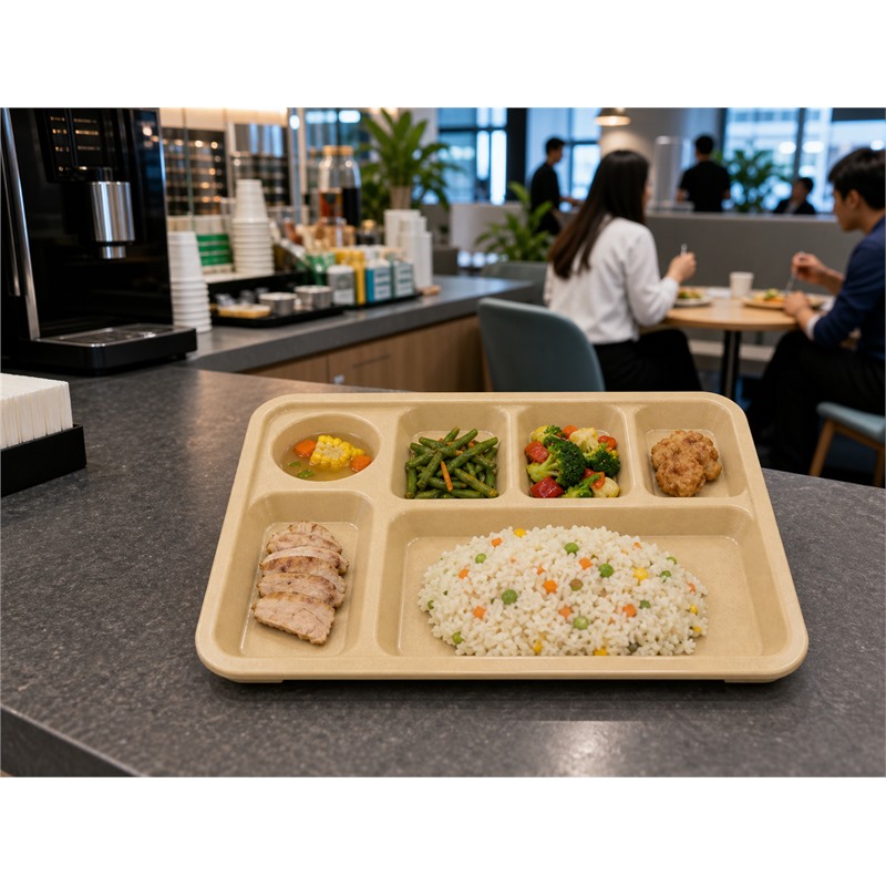 Reusable Plastic Food Service Tray