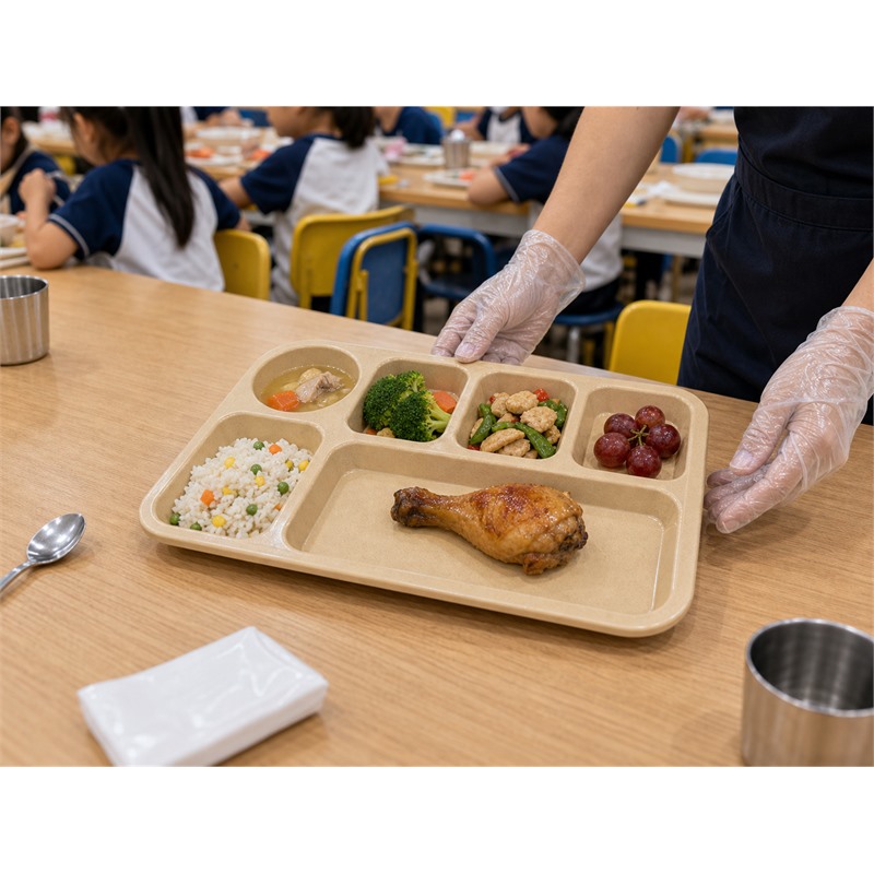 Plastic Foodservice Serving Tray