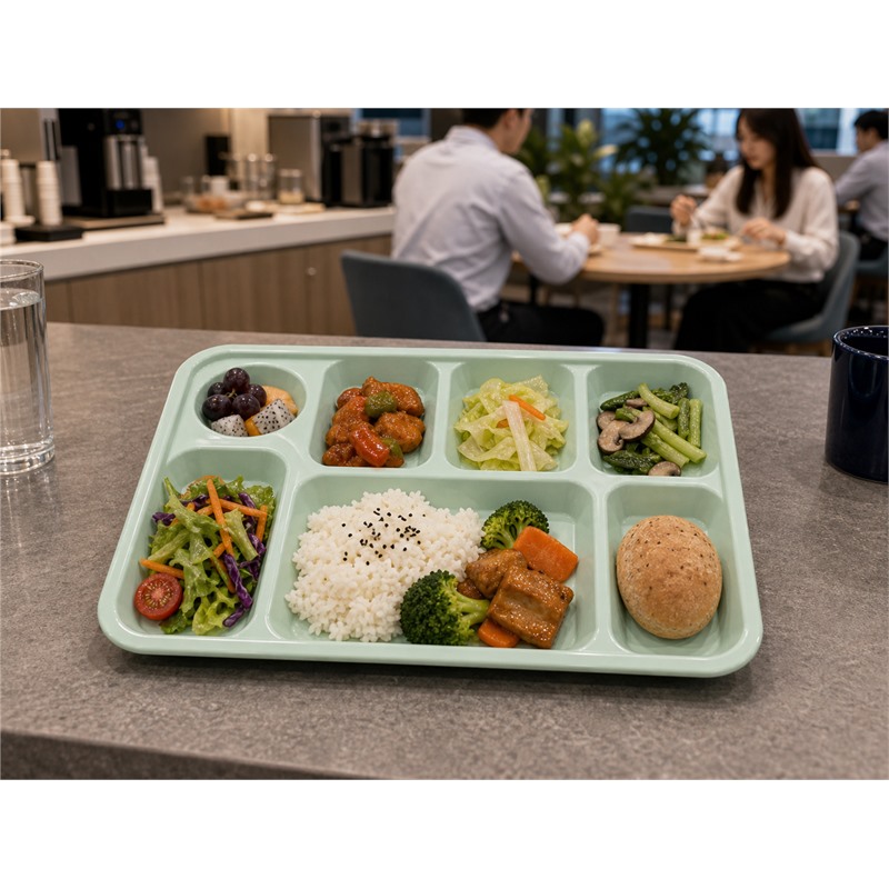 Hospital Cafeteria Divided Food Tray