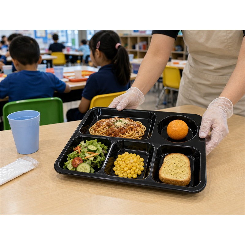 Durable Plastic Food Serving Tray